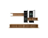 CRUZ living room wall unit, Coast Evoke and black image
