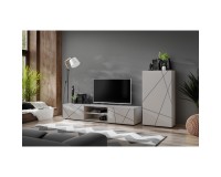 Showing image for GEO I living room wall unit, cashmere with a black printed pattern GEO I living room wall unit, cashmere with a black printed pattern Furniture, Living Room Furniture, Furniture Wall Units, Organizational Furniture, Modern Furniture Wall Units image