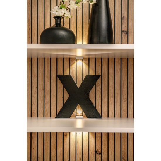 Стенка GUSTO PW B в гостиную, кашемир и дуб Artisan