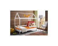 Showing image for TYMMI HAUSE children's house bed, white TYMMI HAUSE children's house bed, white image