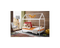 Showing image for TYMMI HAUSE children's house bed, white TYMMI HAUSE children's house bed, white image