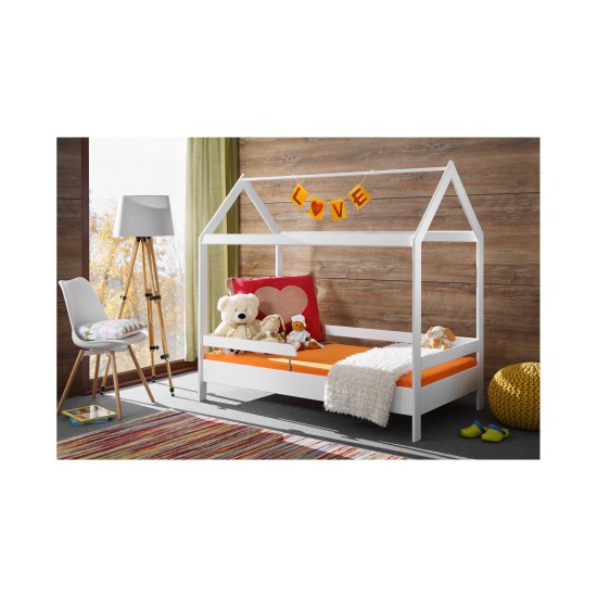 Showing image for TYMMI HAUSE children's house bed, white TYMMI HAUSE children's house bed, white image