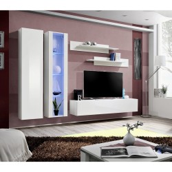 FLY A4 hanging wall unit, gloss white