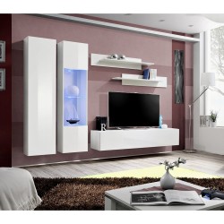 FLY A5 hanging wall unit, gloss white