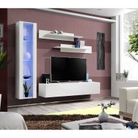 Стенка навесная FLY G2, белый глянец
