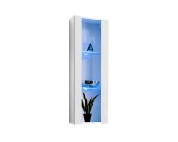 Showing image for FLY 21 hanging display cabinet with lighting, gloss white FLY 21 hanging display cabinet with lighting, gloss white image