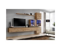 מזנון לסלון SWITCH XIX, אלון Wotan, חזיתות למלה image