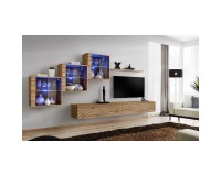 מזנון לסלון SWITCH XX, אלון Wotan, חזיתות למלה מזנון לסלון SWITCH XX, אלון Wotan, חזיתות למלה