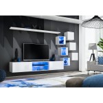 Wall unit SWITCH XXI white gloss