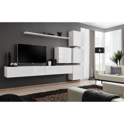 SWITCH IX hanging wall unit, white gloss