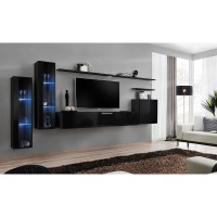 מזנון לסלון SWITCH XI, שחור מבריק