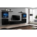 מזנון לסלון SWITCH XIV, שחור מבריק