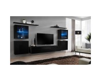 מזנון לסלון SWITCH XIV, שחור מבריק