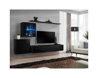 מזנון לסלון SWITCH XV, שחור מבריק מזנון לסלון SWITCH XV, שחור מבריק
