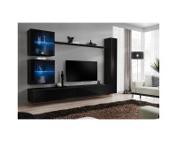 מזנון לסלון SWITCH XVIII, שחור מבריק מזנון לסלון SWITCH XVIII, שחור מבריק