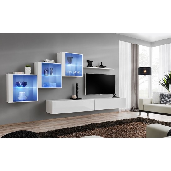 מזנון לסלון SWITCH XX, לבן מבריק מזנון לסלון SWITCH XX, לבן מבריק image
