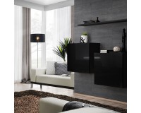 Hanging chest SWITCH SB1, black gloss image