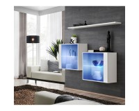 Hanging display cabinets SWITCH SB3, white gloss image