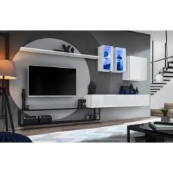 SWITCH M1 hanging wall unit, white gloss