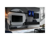 מזנון לסלון SWITCH M1, שחור מבריק image