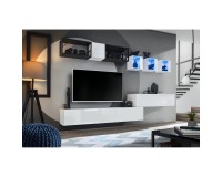 מזנון לסלון SWITCH M3, לבן מבריק מזנון לסלון SWITCH M3, לבן מבריק