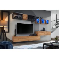 מזנון לסלון SWITCH M3, אלון Wotan