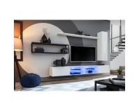 מזנון לסלון SWITCH M4, לבן מבריק מזנון לסלון SWITCH M4, לבן מבריק