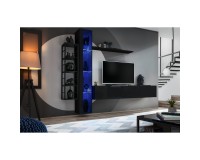 מזנון לסלון SWITCH M7, שחור מבריק מזנון לסלון SWITCH M7, שחור מבריק