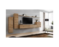 מזנון לסלון SWITCH I, אלון Wotan, חזיתות למלה image