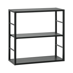 Metal shelf SWITCH RM 3, matt black metal