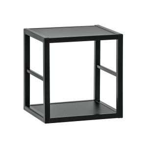 Metal shelf SWITCH RM 5, matt black metal