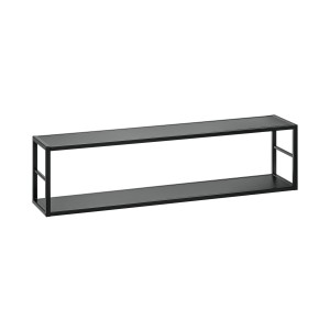 Metal shelf SWITCH RM 7, matt black metal