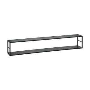 Metal shelf SWITCH RM 8, matt black metal