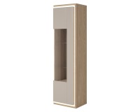 DORE Display Cabinet 55 cm, Single Door Furniture, Living Room Furniture, Modular Furniture, Showcases Modern, Display Cabinets For The Living Room, Fast Delivery, Showcases, Dressers image