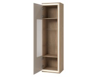 DORE Display Cabinet 55 cm, Single Door Furniture, Living Room Furniture, Modular Furniture, Showcases Modern, Display Cabinets For The Living Room, Fast Delivery, Showcases, Dressers image