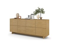 Комод TATAMI 4D, 221 см, дуб Baltic Dune