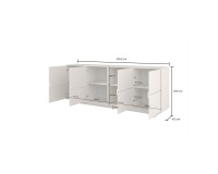 Комод TATAMI 4D, 221 см, кашемир Комод TATAMI 4D, 221 см, кашемир