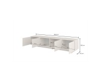 מזנון טלוויזיה TATAMI באורך 221 בגוון קשמיר מזנון טלוויזיה TATAMI באורך 221 בגוון קשמיר