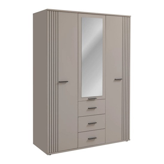 SIGMA Wardrobe 135 cm, Three Doors and a Mirror