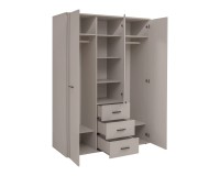 SIGMA Wardrobe 135 cm, Three Doors and a Mirror