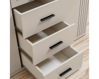 SIGMA Wardrobe 135 cm, Three Doors and a Mirror