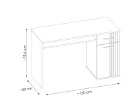 שולחן כתיבה SIGMA 120 עם ארונית