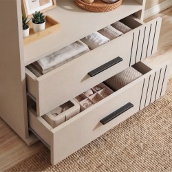 SIGMA Shelf Unit 60 cm, Three Shelves and Two Drawers SIGMA Shelf Unit 60 cm, Three Shelves and Two Drawers
