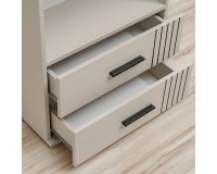 SIGMA Shelf Unit 60 cm, Three Shelves and Two Drawers