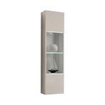 FLY 42 wall hung cabinet with a lit window, Kaszmir