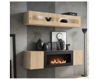 FLY 40 wall hung cabinet, Hickory Jackson