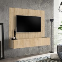 FLY B wall unit with a panel, Hickory Jackson