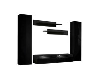 FLY A1 wall unit, black gloss FLY A1 wall unit, black gloss