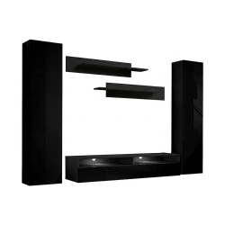 FLY A1 wall unit, black gloss FLY A1 wall unit, black gloss
