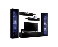 FLY A2 wall unit, black gloss FLY A2 wall unit, black gloss